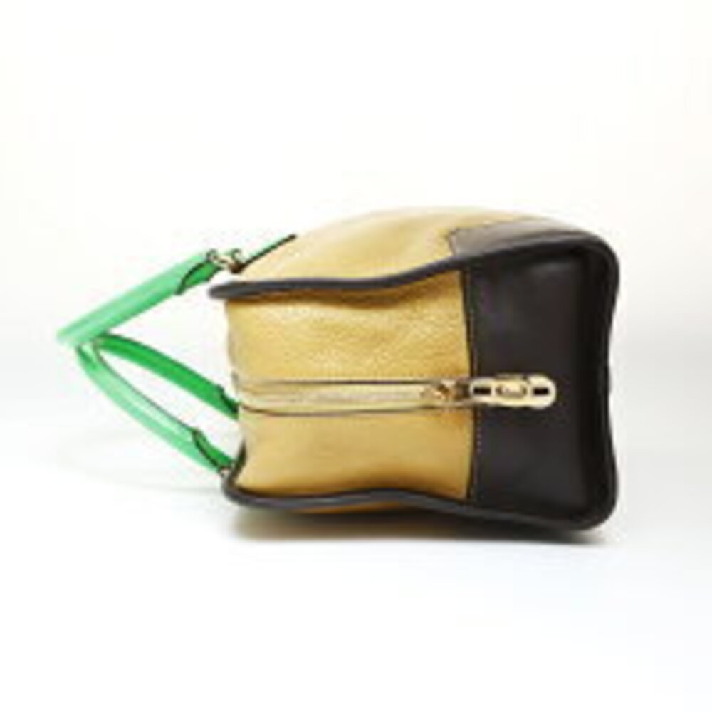 LOEWE Oro Amazona Anagram Handbag Brown - Picture 4 of 13